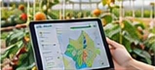 Tablet showing a traceability map